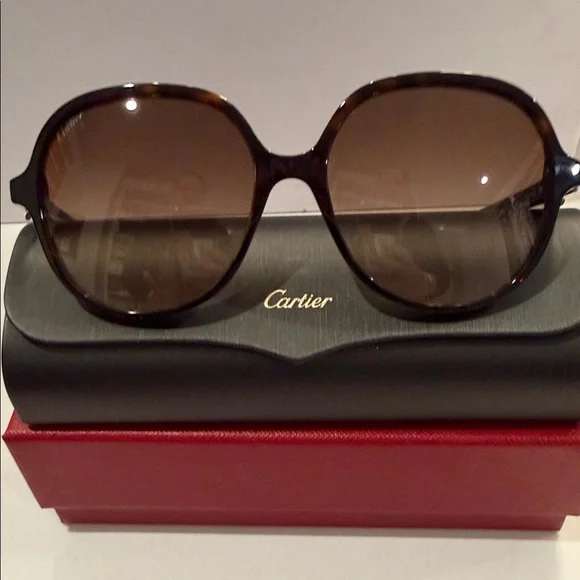 Cartier Classic Brown Sunglasses - Picture 15 of 15